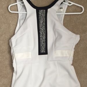 LF bodycon White dress